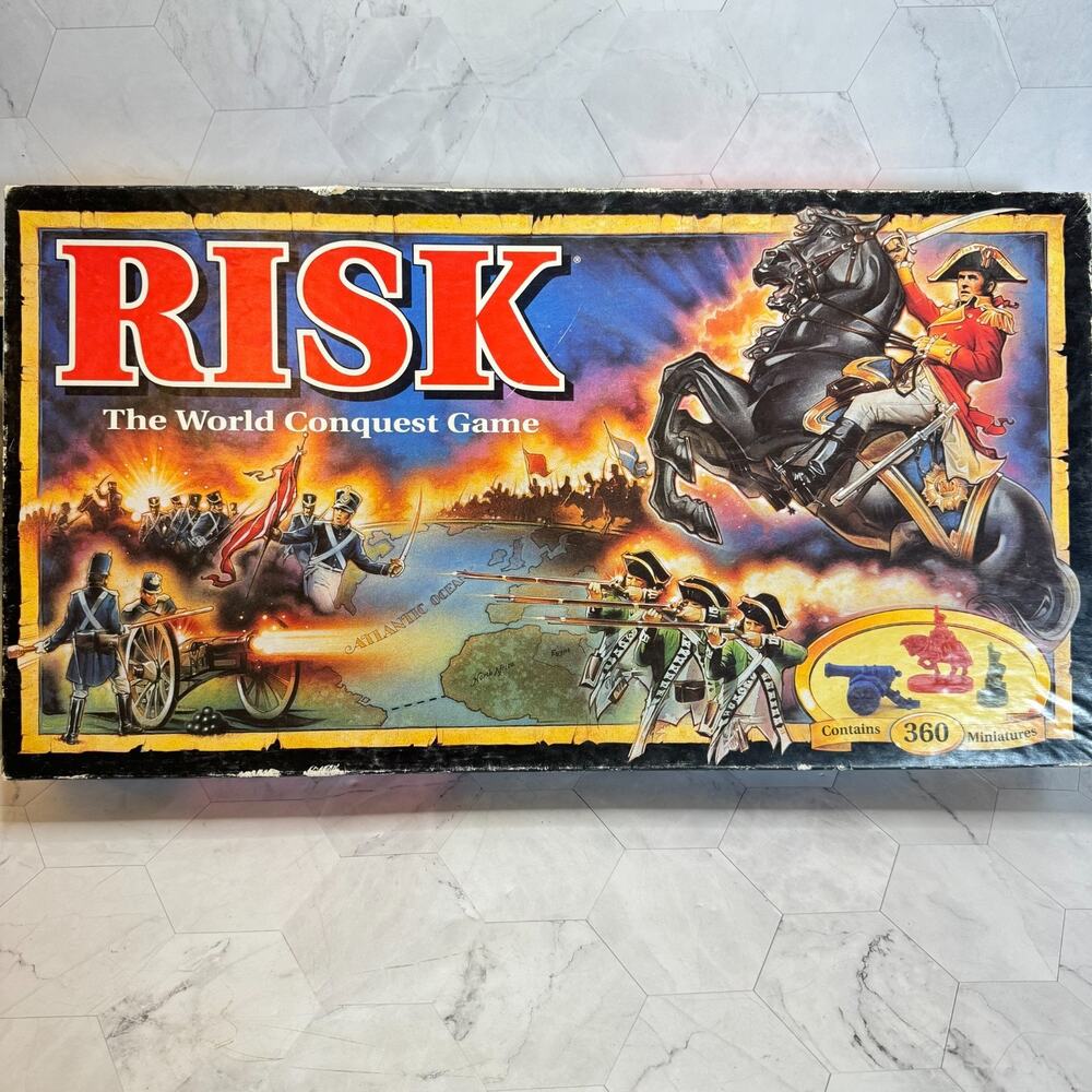 Risk The World Conquest 1993 Board Game Parker Brothers #00044 Missing 1 pc